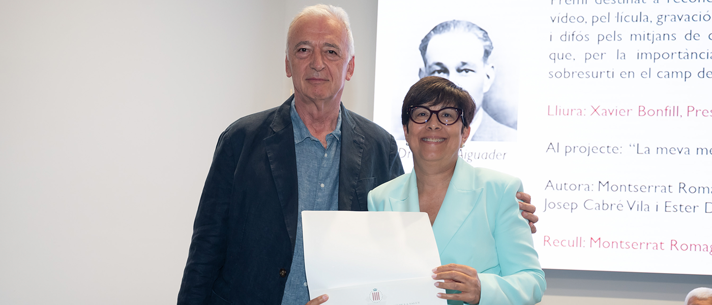 Montserrat Romaguera, galardonada con el Premio Jaume Aiguader i Miró 2024